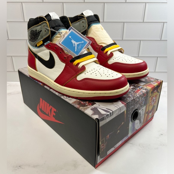 Nike Retro Air Jordan High 1s Union LA Chicago Shadow Red